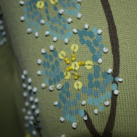 Embellished light weight cardigan sweater 2X - Picture 3 of 7